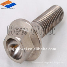 Tornillo de titanio hexagonal cabeza DIN6921